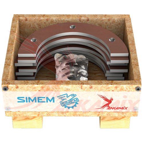 TAV.1/K010 Комплект торцевой брони для SIMEM MSO 3000 (2.0 м³/цикл)