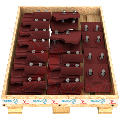 TAV.2/19 Скребок боковой правый для SIMEM MSO 3000 (2.0 м³/цикл)