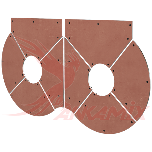 TAV.1/10A Сегмент торцевой брони для SIMEM MSO 3000 (2.0 м³/цикл)