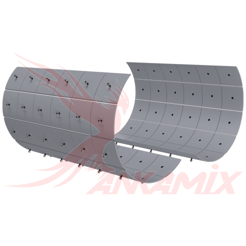 TAV.1/00F6 Комплект брони корпуса для SIMEM MSO 3000 (2.0 м³/цикл)