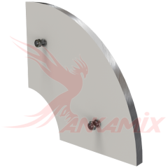 2.005.02.070.A Броня торцевая из стали St 52.3 с крепежом