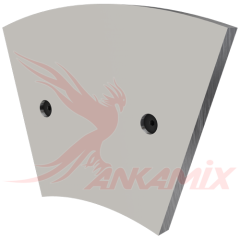 2.005.02.069.A Броня торцевая из стали St 52.3 с крепежом