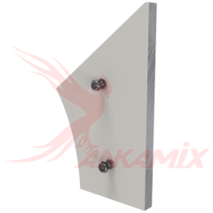2.005.02.071.A Броня торцевая из стали St 52.3 с крепежом