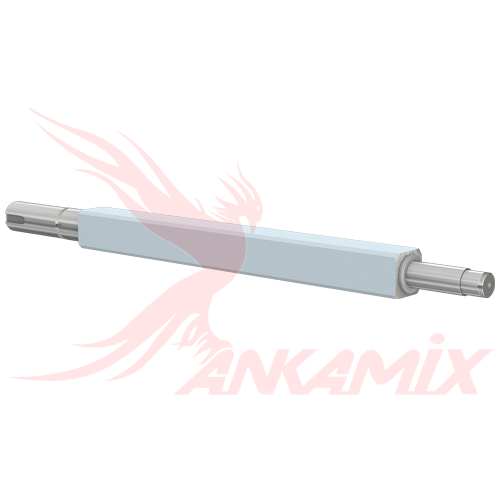 2.004.10.004 Вал бетоносмесителя для C.M. MB 1500 (1.0 м³/цикл)