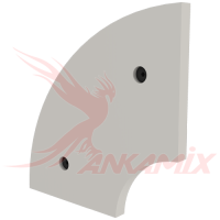 2.005.02.079 Броня торцевая из стали St 52.3 с крепежом