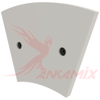 4.008.02.002 Броня торцевая из стали St 52.3 с крепежом