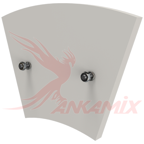 4.008.02.002 Броня торцевая для C.M. MB 2500 (1.67 м³/цикл)