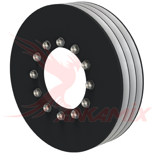 2.008.03.082 Шкив ведомый 3-х ручейный для C.M. MB 2500 (1.67 м³/цикл)