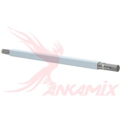 2.008.10.009 Вал бетоносмесителя для C.M. MB 2500 (1.67 м³/цикл)