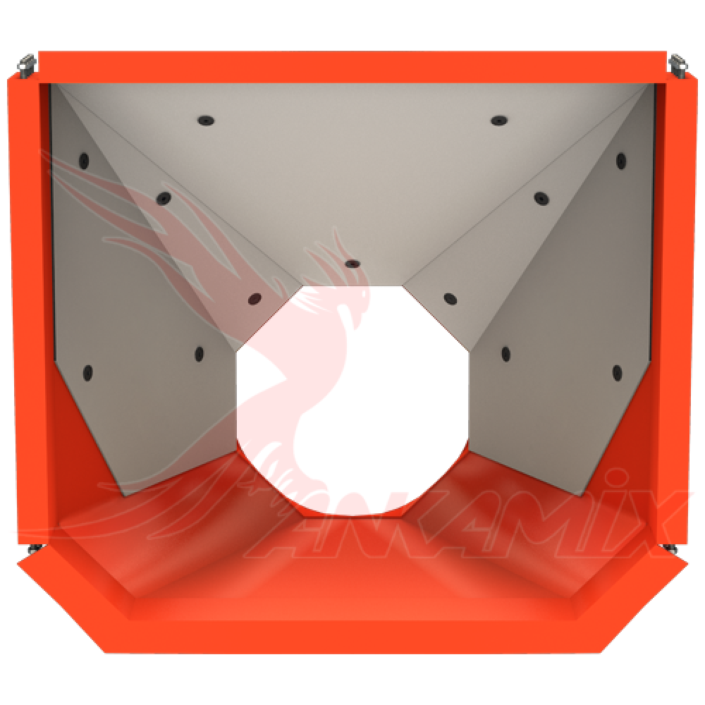 400-S12-19-00 Воронка выгрузки готовой бетонной смеси в сборе