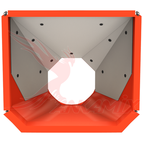 400-S12-19-00 Воронка выгрузки готовой бетонной смеси в сборе для SEMIX-20 / SEMIX-35 / SEMIX-60