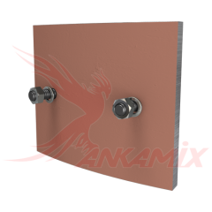 101-S01/09-05 Броня дна из стали Hardox 450 с крепежом