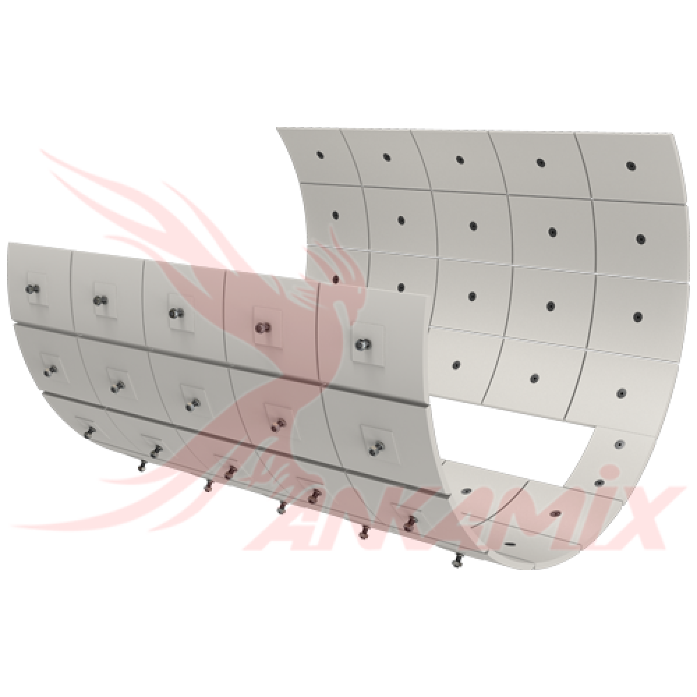 101-S05/06-01 Броня корпуса из чугуна Ni-Hard4 с крепежом