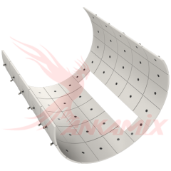 101-S05/06-01 Броня корпуса из чугуна Ni-Hard4 с крепежом