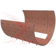 101-S01/09-05 Броня дна из стали Hardox 450 с крепежом