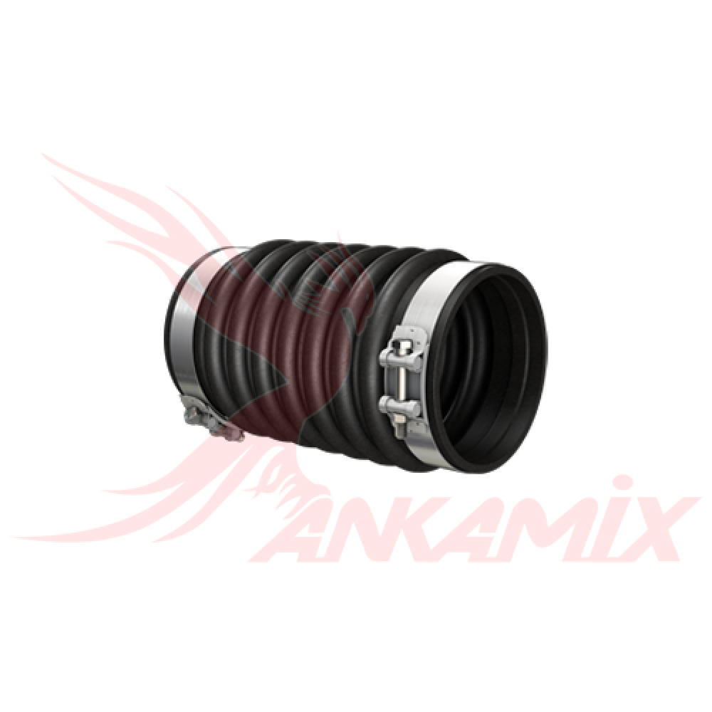 400-S12/08-01 Гофрированный рукав ANKGS165 с хомутами