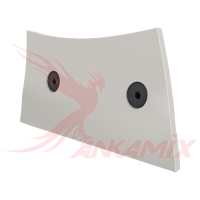 101-S01/15-08 Броня гнезда боковая левая с крепежом