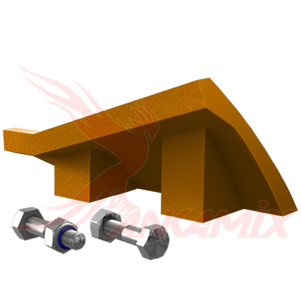 101-S05/05-09 Скребок боковой левый с крепежом