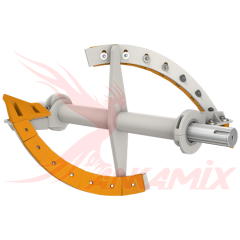 101-S05/05-08 Броня спирали левая с крепежом