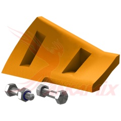 101-S05/05-09 Скребок боковой левый с крепежом