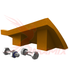 101-S05/05-09 Скребок боковой левый с крепежом