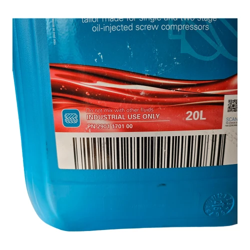 Компрессорное масло Roto Synthetic Fluid Xtend Duty, 20 л Atlas Copco 2901170100