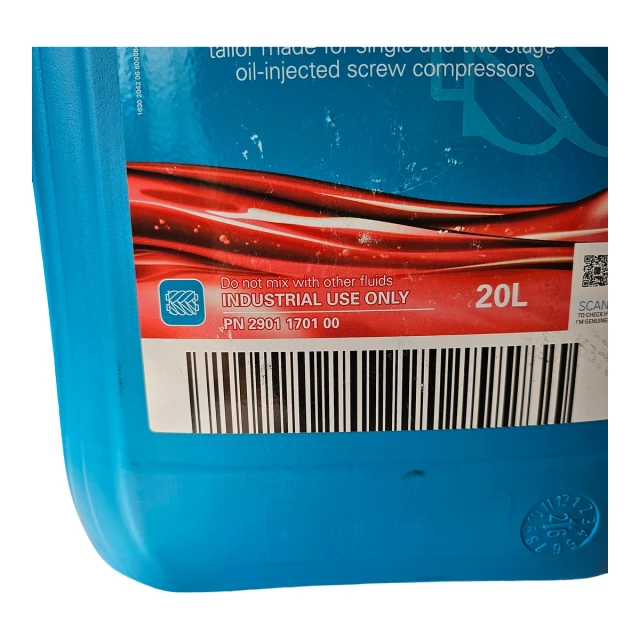 Компрессорное масло Roto Synthetic Fluid Xtend Duty, 20 л Atlas Copco 2901170100