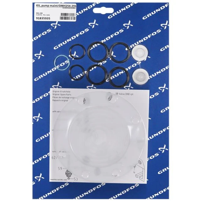KIT, pump maint/DMH254-291/PV/T/T 91835935