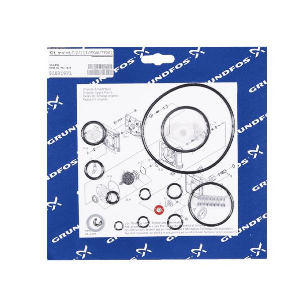 KIT, maint.Cl2/111/FKM/TFM1700/full vac. 91835972
