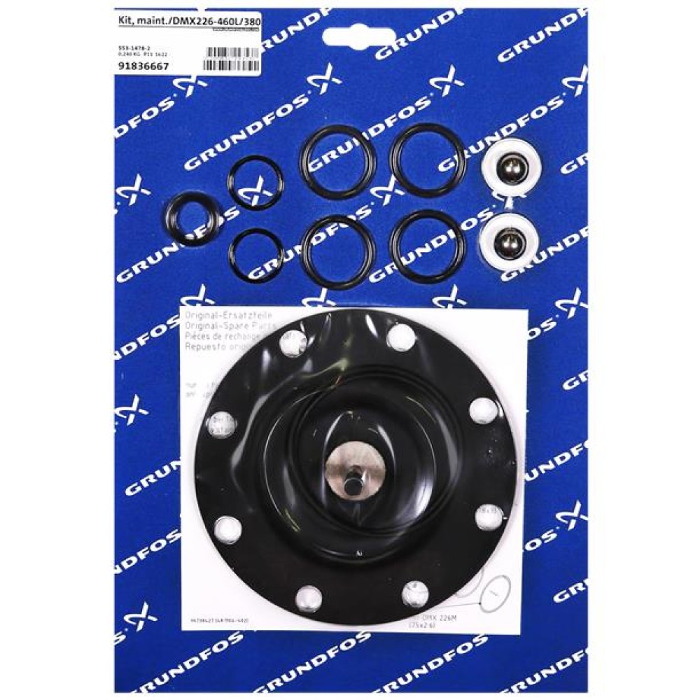 KIT, maint./DMX226-460L/380M/PVC/E/SS 91836667