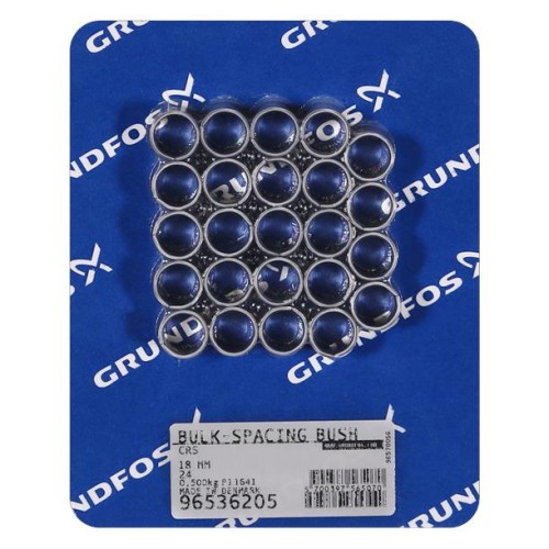 Bulk - Spacing bush 18mm CRS (24 pcs), 96536205 для Grundfos CR