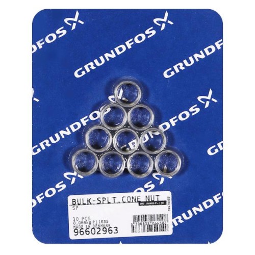 Bulk - Split cone nut SP, 10pc, 96602963 для Grundfos SP