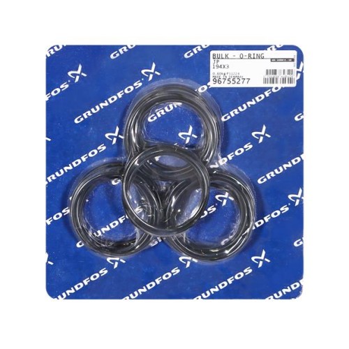 Bulk - O-ring NBR for JP 194 x 3 (10 pcs), 96755277 для Grundfos JP