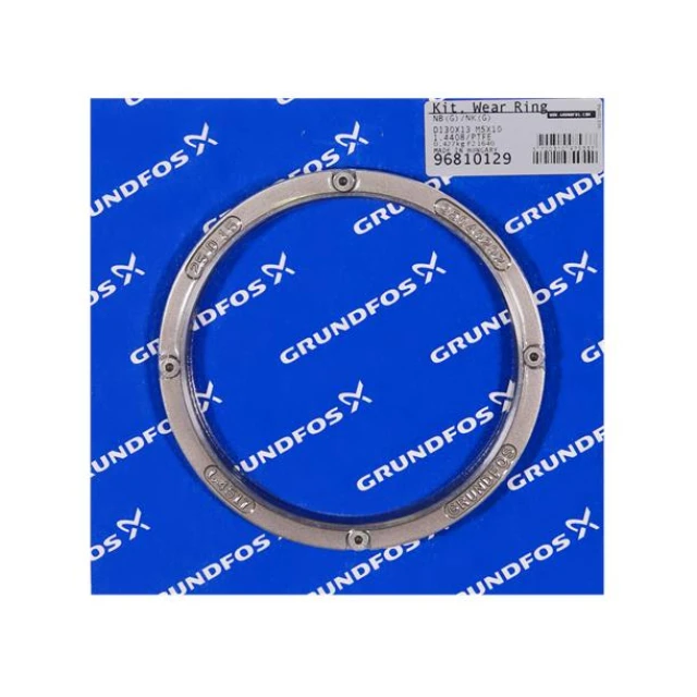 KIT, Wear Ring D130x13 1.4408/PTFE M5x10 96810129