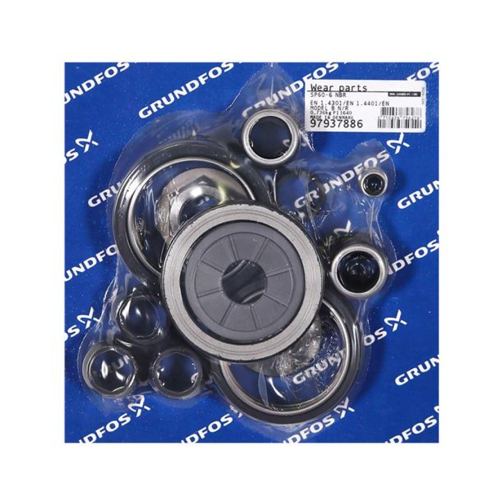 KIT, Wear parts SP60- 6stages NBRmodel B 97937886