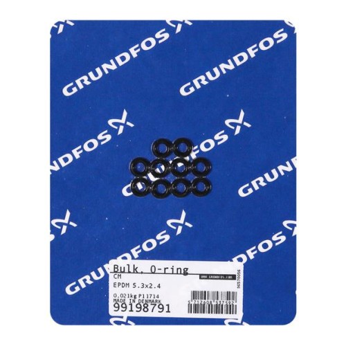 Bulk, O-Ring EPDM 5.3x2.4 (10 pcs), 99198791 для Grundfos CM