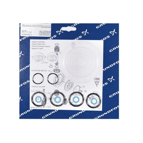 KIT, pump maint/DMH253100/PP/PVC/V/G, 91836421 для Grundfos DOSING