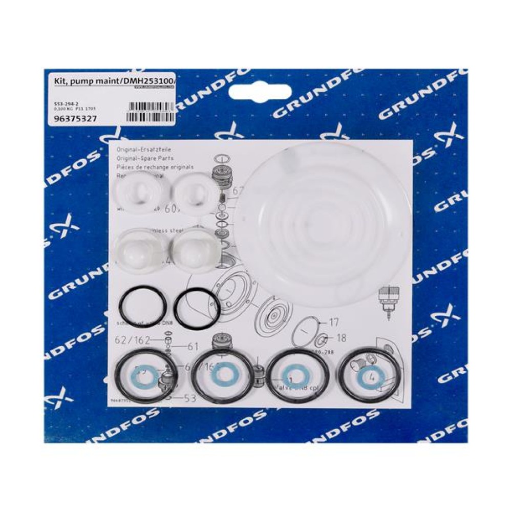 KIT, pump maint/DMH253100/PP/PVC/E/T 96375327