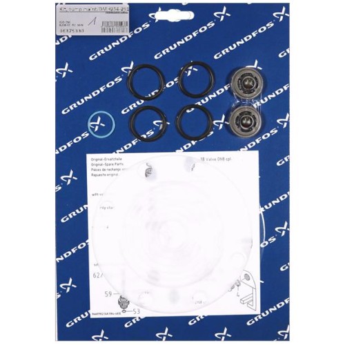 KIT, Diaphragm/Valve parts DMH 143-291SS, 96375330 для Grundfos DOSING