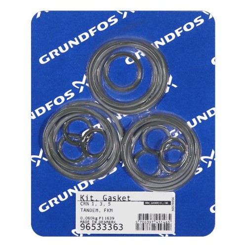 KIT, Tandem gasket FKM CR/I/N 1s/1/3/5, 96533363 для Grundfos CR