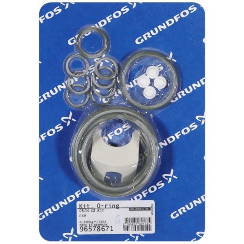 KIT, O-ring FKM CR/N 32 cool top, 96578671 для Grundfos CR