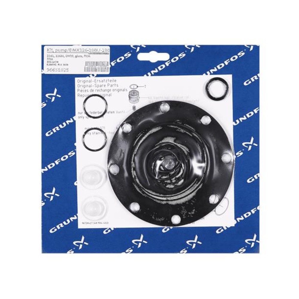 KIT, pump/DMX226-280L/-230M/PP,PVC/V/G 96651025