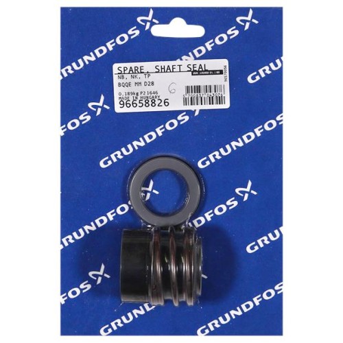 Shaft seal BQQE MM D28/spare, 96658826 для Grundfos NB/NK