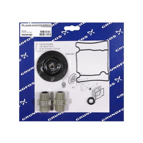KIT, pump maint/220/DMX221-27/PP/V/G, 96690380 для Grundfos DOSING