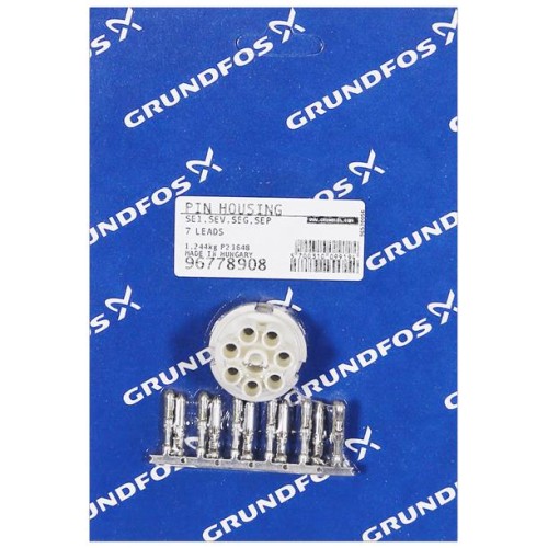 KIT, Pin housing 7 pole complete, 96778908 для Grundfos SE/SL (V)