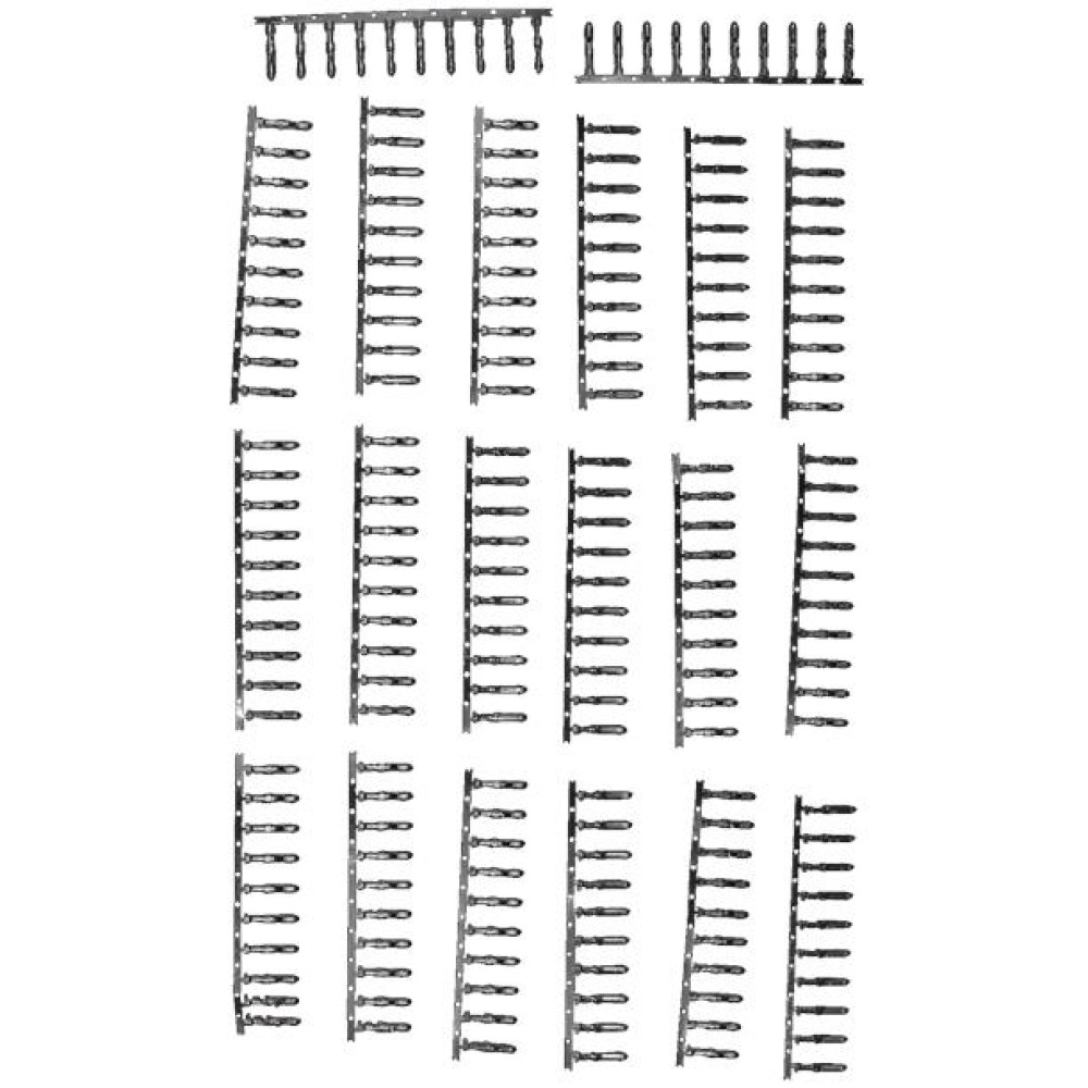 Bulk, conn. pin, Mate-N-Lok, AMP 61086-1 (200 2 pcs) 96780056
