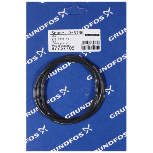 O-ring FKM 329.79x3.53/spare, 97757705 для Grundfos NB/NK