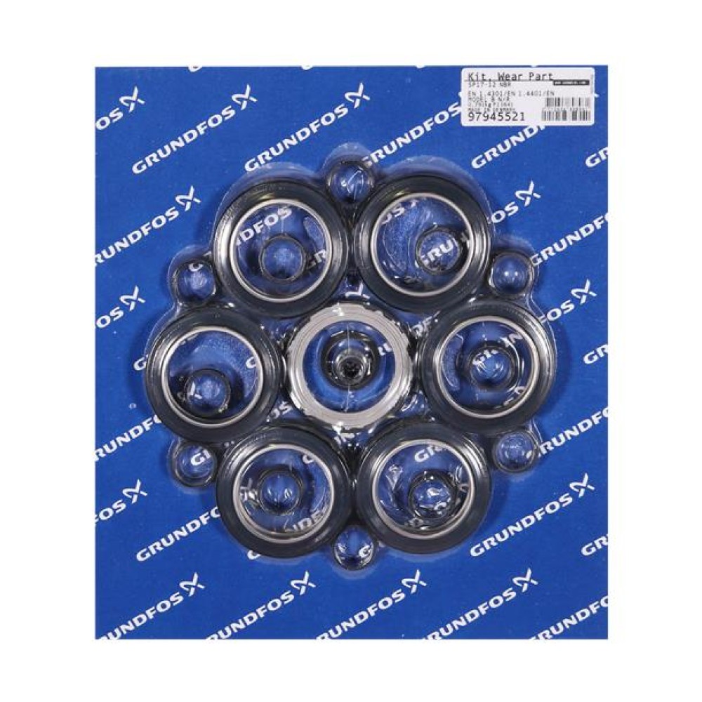 KIT, Wear parts SP17-12stages NBRmodel B 97945521