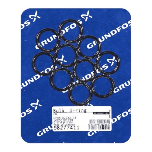 Bulk, O-ring EPDM D22x2,75 (10 pcs), 98277411 для Grundfos CR
