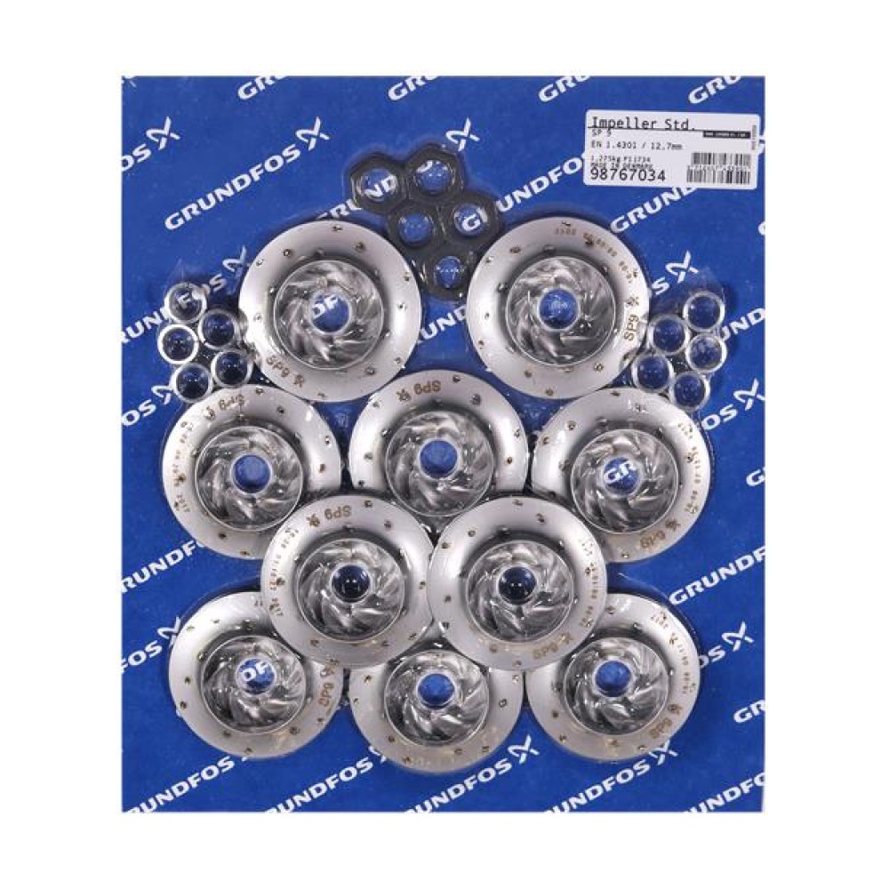 Bulk, Impeller SP9, 12,7 Std (10 pcs) 98767034